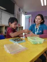 children studying