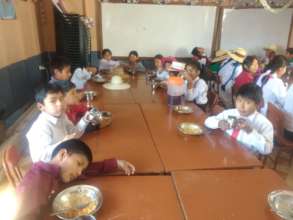 Eating what they have learned!