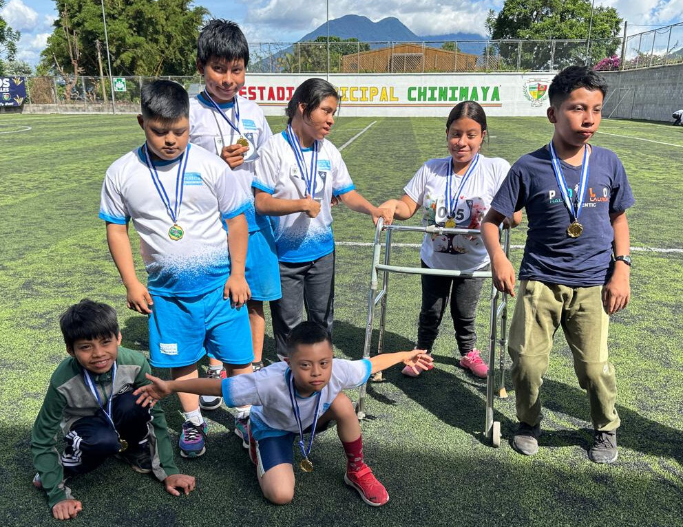 Proud athletes