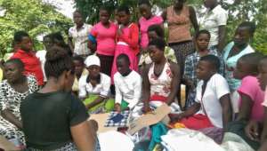 Irene Helping Demonstrate Lesson