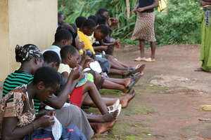 Eager to finish their reusable menstrual pad