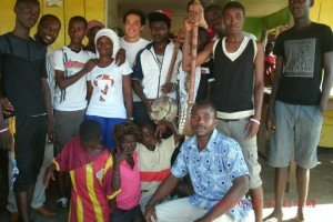 A cross section of trainees or beneficiaries