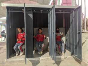New toilets in Peru