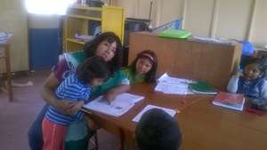 Local teacher Ediluz in Peru