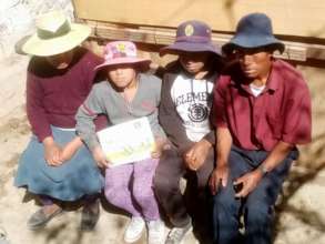 Local family in Peru