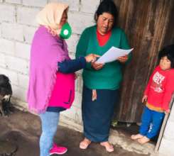 Local teachers in Ecuador