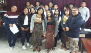 New scholarship students in Guatemala