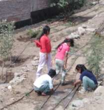 Learning about irrigation in Peru