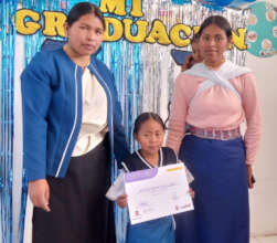 Pre-school graduation in Ecuador
