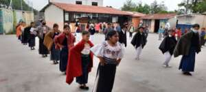 Students in the Andes