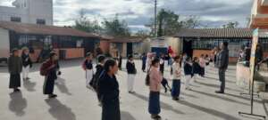 Start of school in Ecuador