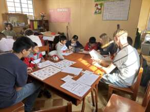 One-on-one teaching in Peru