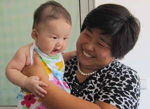 One of the families we visited on this trip