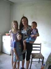 Aleksandra with her beautiful children
