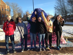 Rockville High School paints the conference rock