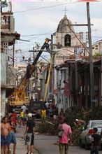 Restoring services in Santiago
