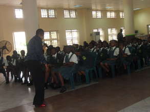 Education time with girls of Chrisland Secondary
