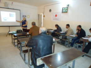 Hygiene training for teachers