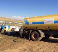 Water supply tanker trucks JEN has rented