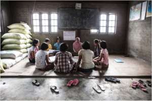 Colorful Girls Circle