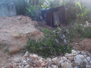 Another view of the damage to Mr. Maxi's property.