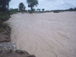 Flooded river