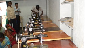 Distribution of sewing machines