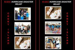 Photos of K.I.D.S. Sandy Relief- Coney Island