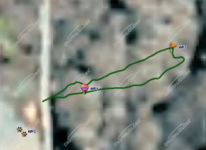 Satellite photo of where we measured