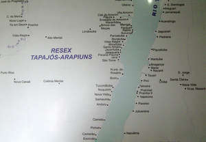 Map of the Tapajos Communities