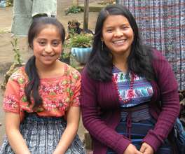 Blanca '13 graduate and Mirna '08, her teacher