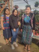 Margarita and fellow graduates Yessica and Darli