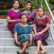 Our junior high group at the Museo Ixchel