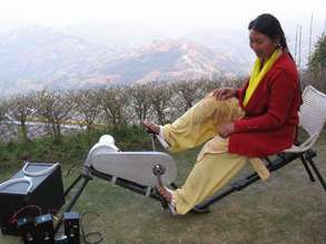 Nepali woman generates power