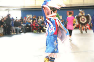 Dancer at Pow Wow in Minneapolis, Spring 2013