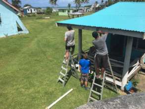 Repairing the guttering