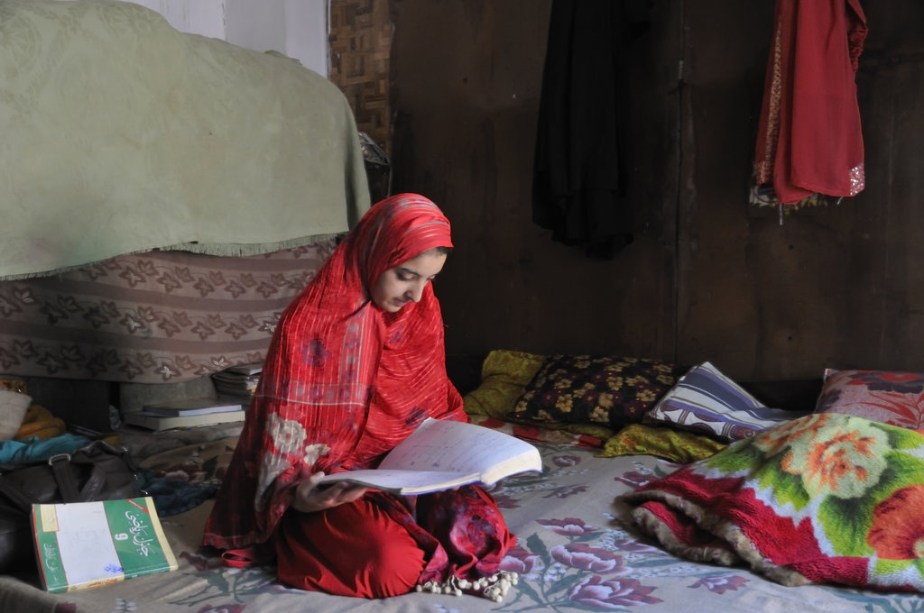 Momina's education is very important to her.