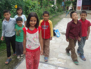 Bungamati Family House children