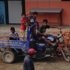 Children in action: Having a great time!