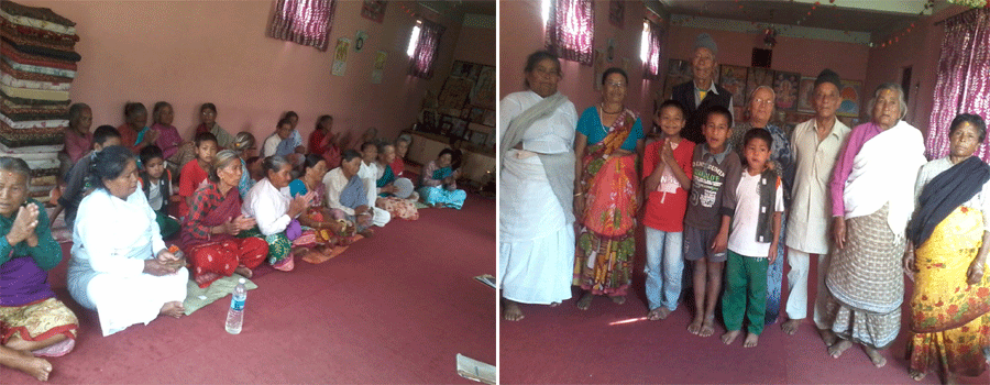 BFH kids & their 'grandparents' on Fathers' Day.