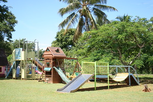 Part or our patio, playground