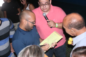 Aguadilla Mayor, our President in Duck Race