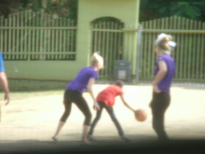 LEARNING HOW TO PLAY BASKETBALL
