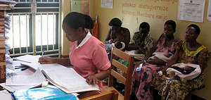 Mothers at the clinic