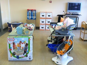 New Floor, New Room, New Baby Buggy Gear!