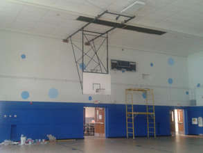 Washington School Elementary gymnasium