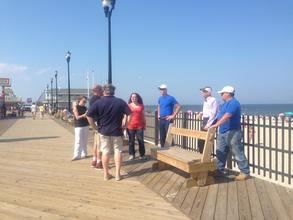 Restore the Shore - sunshades for boardwalk