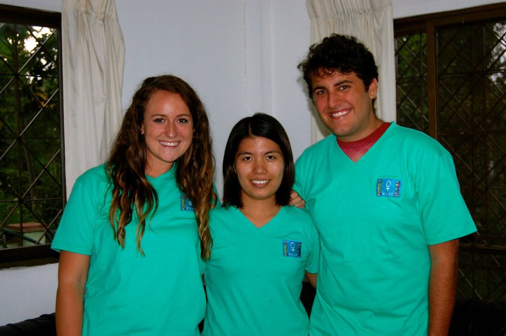 Mai with GlobeMed at Dartmouth's Co-Presidents