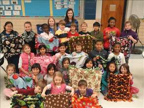 Make 500 blankets for animals and children in need