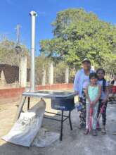 Family receiving stove (not yet installed)